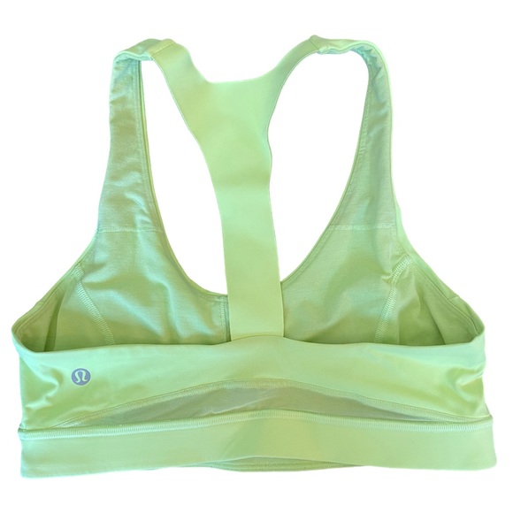 EUC Lululemon Break Free Bra sz 8 Clear Mint Nulux - Picture 2 of 3